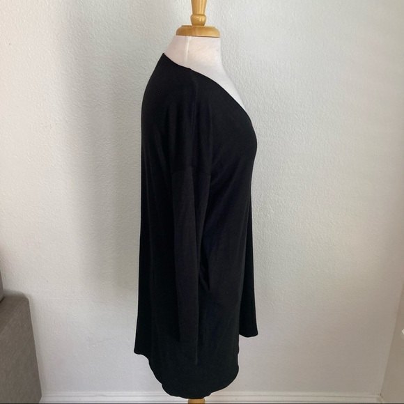 Aritzia Wilfred free Knit dress pockets casual long sleeve v-neck loose flowy - Picture 3 of 8